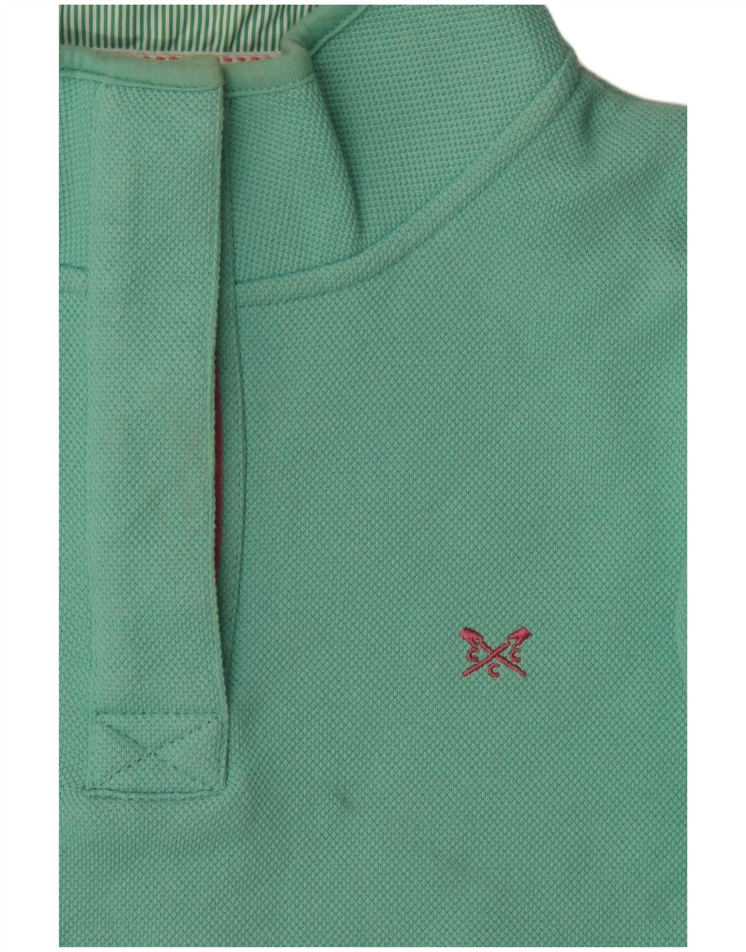 Crew Clothing Γυναικεία φούτερ με κουμπιά Jumper UK 12 Medium Green