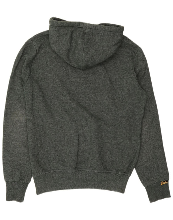 Superdry Ανδρικό γραφικό κουκούλα Jumper XL Γκρι βαμβακερό