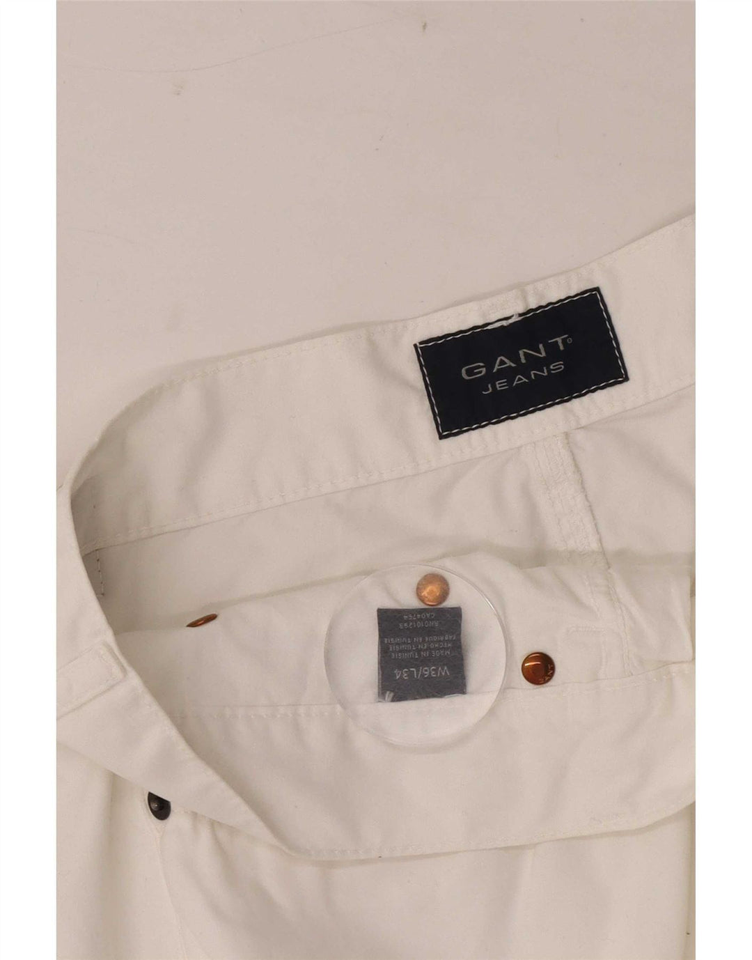 Ανδρικό Gant Loose Jeans W36 L28 Λευκό βαμβακερό