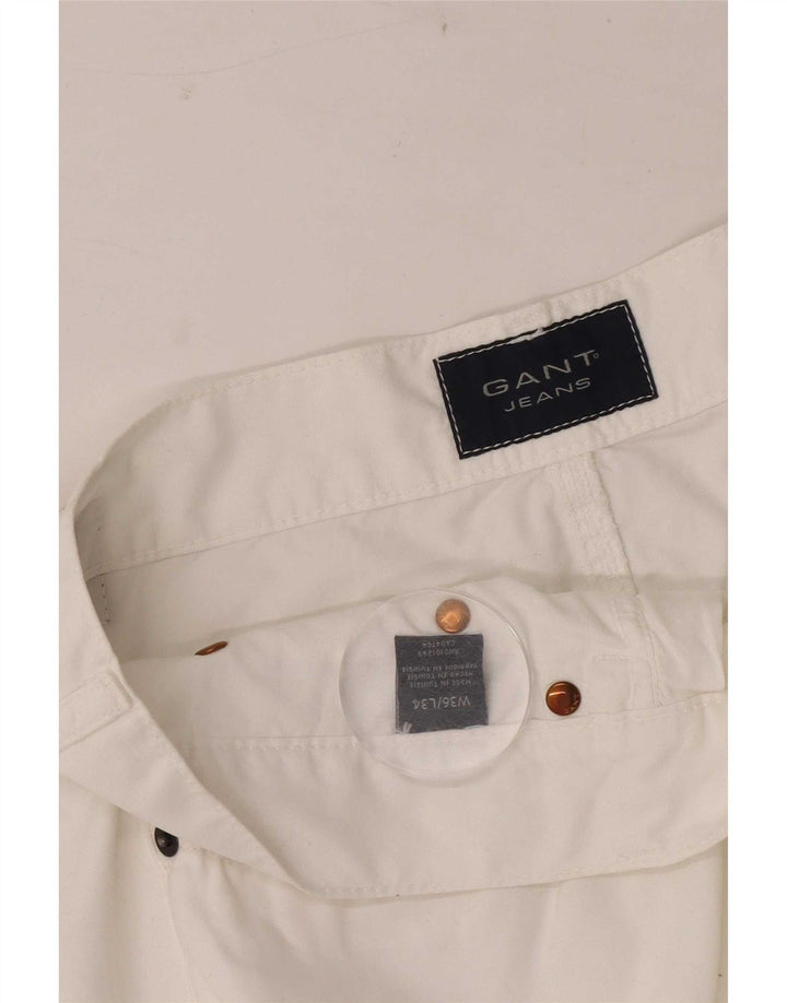 Ανδρικό Gant Loose Jeans W36 L28 Λευκό βαμβακερό