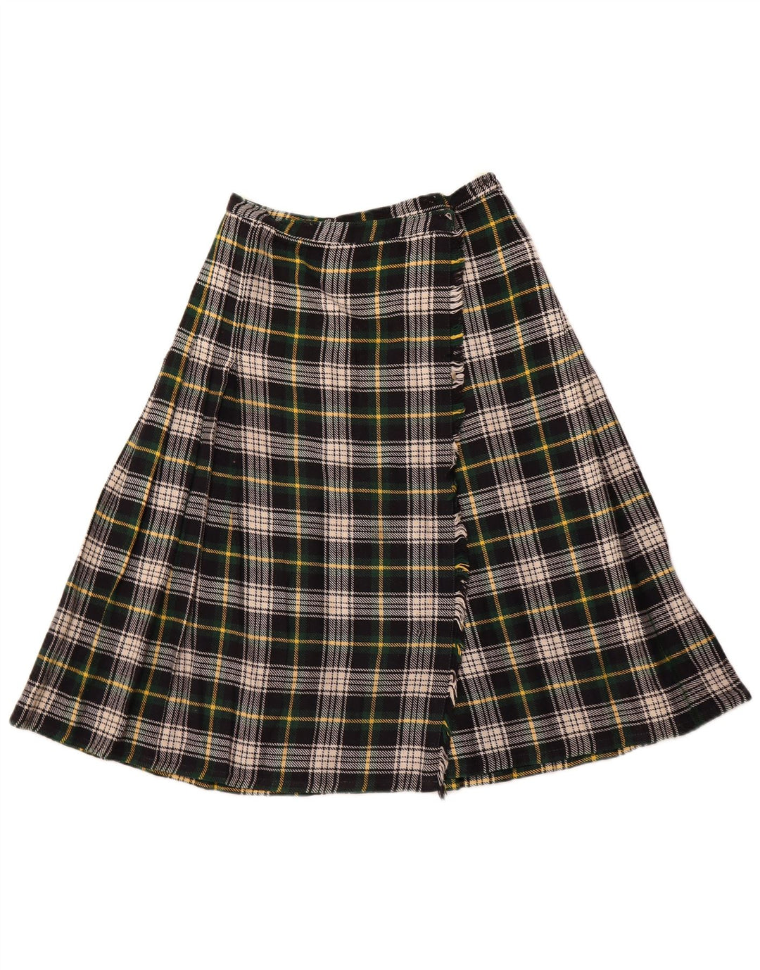 Γυναικεία Wrap Φούστα VINTAGE W26 Small Green Check