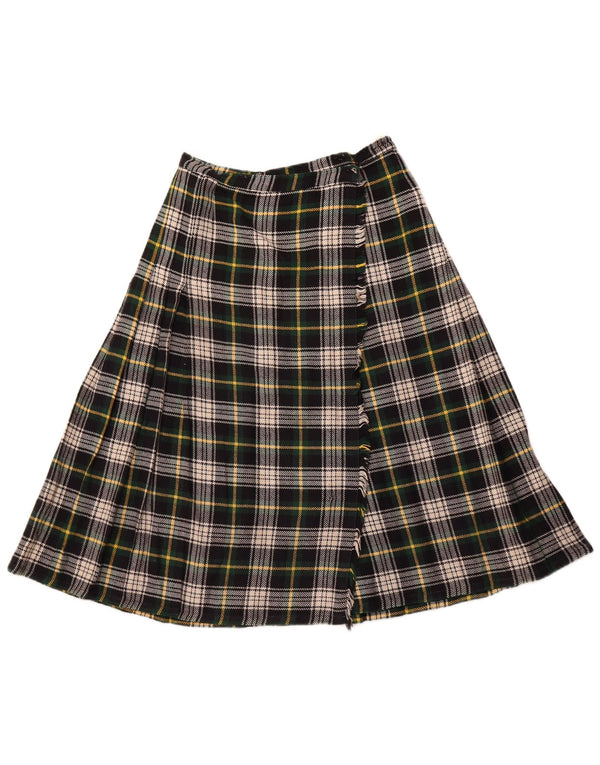 Γυναικεία Wrap Φούστα VINTAGE W26 Small Green Check
