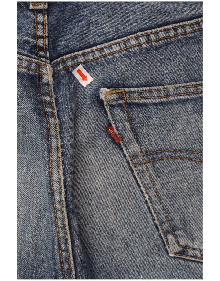 Ανδρικό τζιν σορτς LEVI'S 501 W34 μεγάλο μπλε βαμβακερό