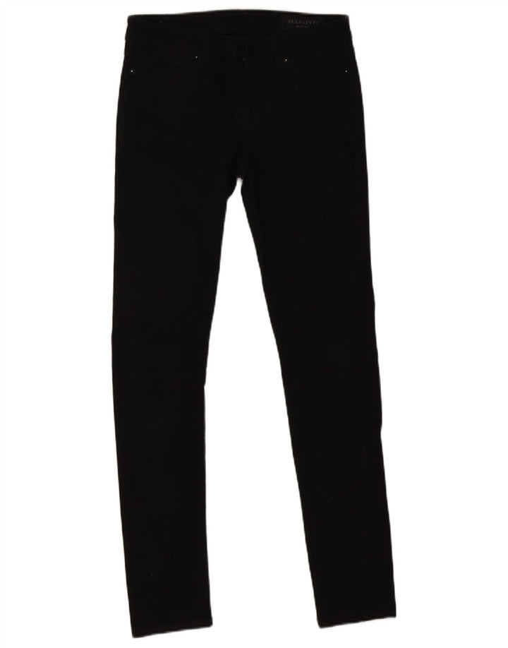 All Saints Γυναικείο Skinny Jeans W26 L28 Μαύρο βαμβακερό