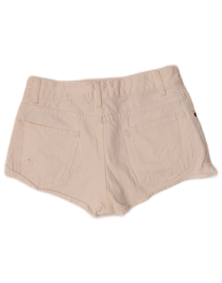 Roxy Γυναικείο Τζιν Hot Παντελόνι Small W26 Λευκό Βαμβακερό
