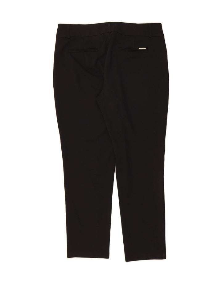 MICHAEL KORS Womens Slim Casual Trousers W34 L27 Black Polyester Vintage Michael Kors and Second-Hand Michael Kors from Messina Hembry 