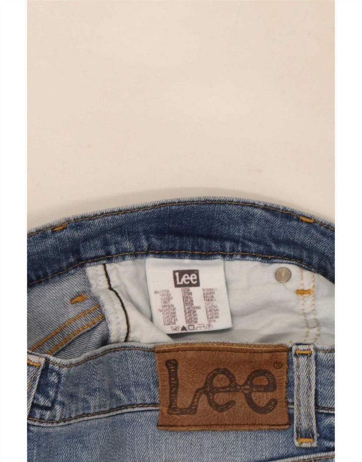 Lee Mens Brooklyn Straight Jeans W31 L27 Blue Cotton
