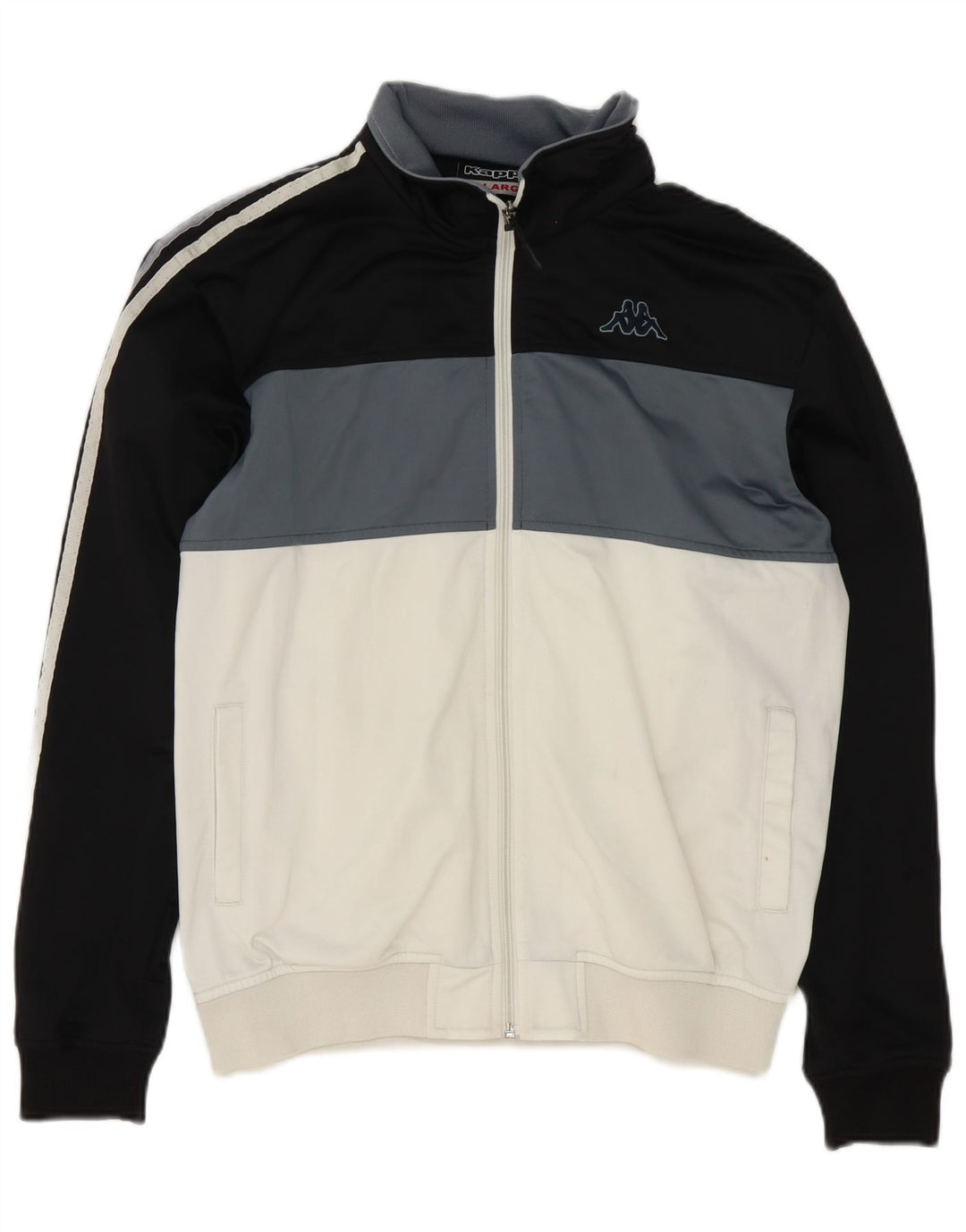 Ανδρική φόρμα Kappa Top Jacket XL White Colourblock Polyester