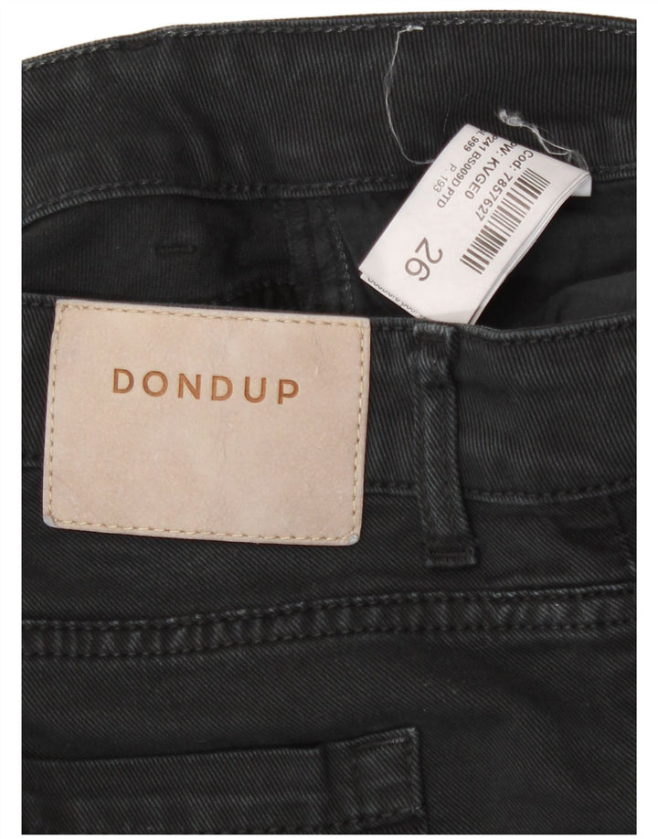 Γυναικείο τζιν Dondup Flared W26 L31 μαύρο βαμβακερό