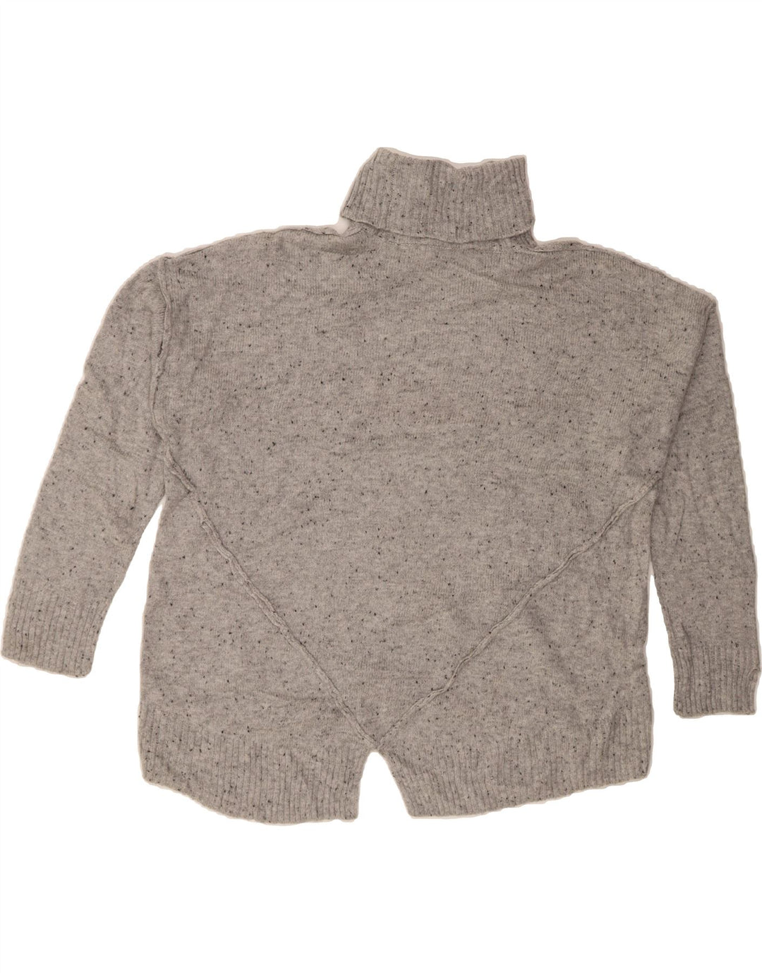 MICHAEL KORS Womens Roll Neck Jumper Sweater UK 16 Large Grey Winter Vintage Michael Kors and Second-Hand Michael Kors from Messina Hembry 