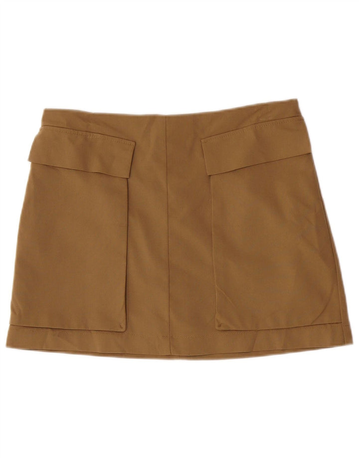 Topshop Γυναικεία Μίνι Φούστα UK 14 Large W32 Khaki Polyester