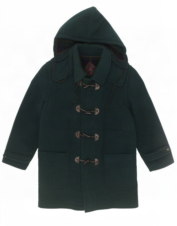 Pierre Cardin Ανδρικό παλτό Duffle με κουκούλα IT 50 Large Green Wool
