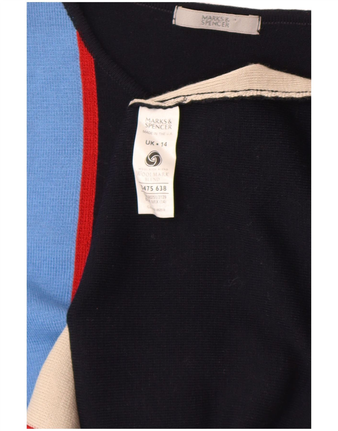 Marks & Spencer Γυναικείο πουλόβερ με λαιμόκαυστο UK 14 Medium Black