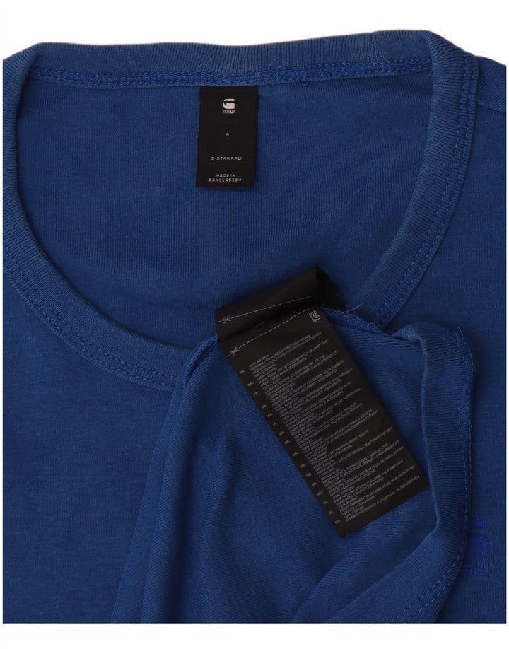 G-Star Ανδρικό T-Shirt Top Μικρό Μπλε Βαμβακερό