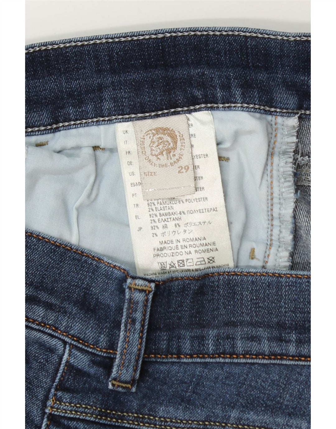 Diesel Γυναικείο Slim Jeans W29 L29 Blue Cotton