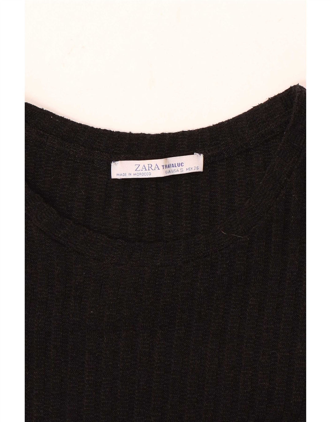 Zara Γυναικείο Jumper Φόρεμα UK 10 Small Black