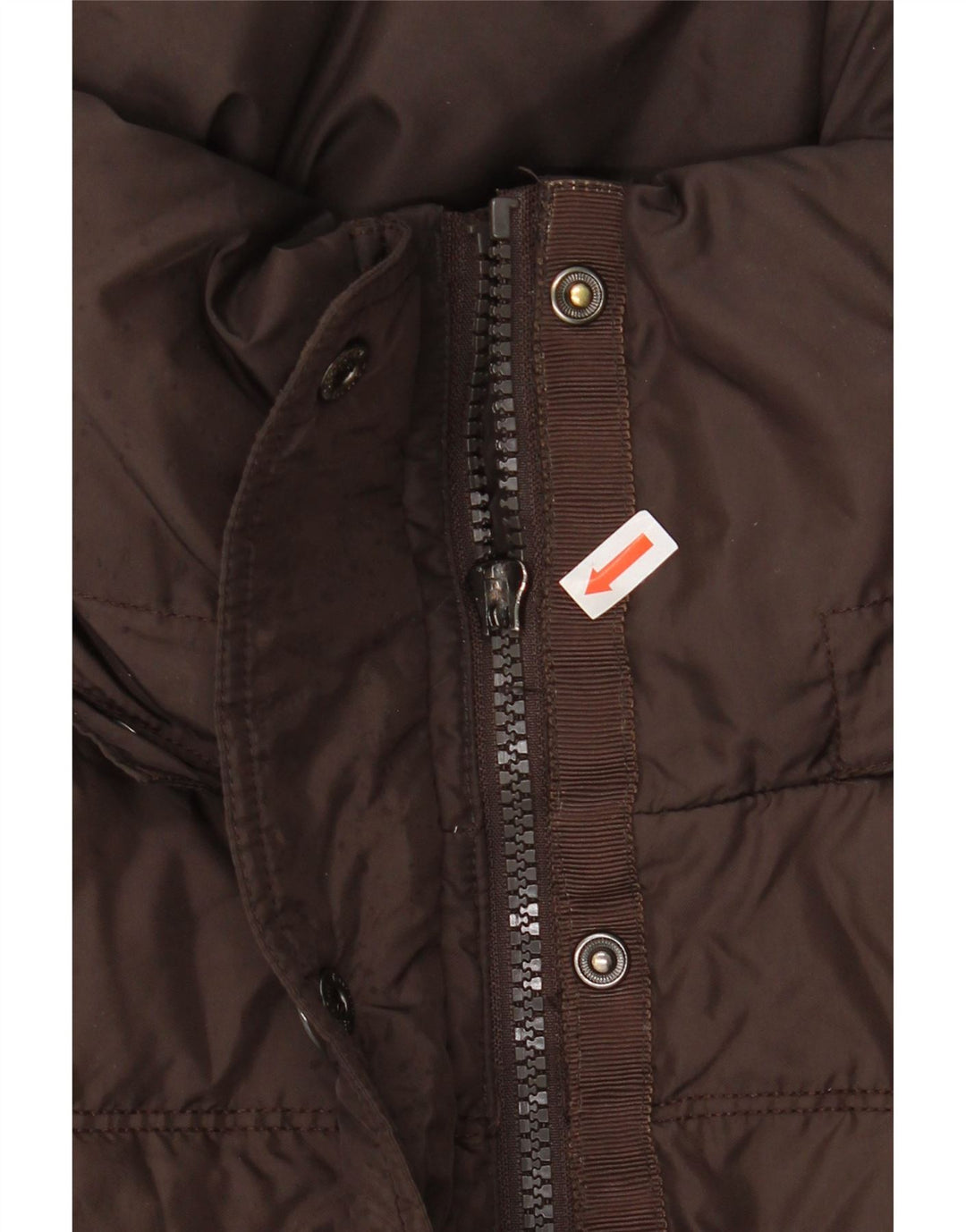 TOMMY HILFIGER Womens Padded Coat UK 10 Small Brown Polyester Vintage Tommy Hilfiger and Second-Hand Tommy Hilfiger from Messina Hembry 