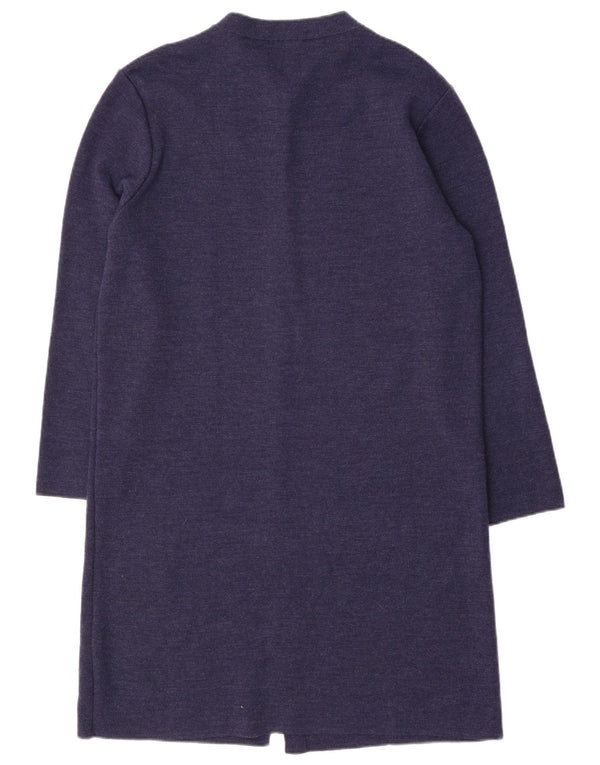 Marks & Spencer Γυναικείο πουλόβερ Longline Cardigan UK 16 Large Navy Blue Wool