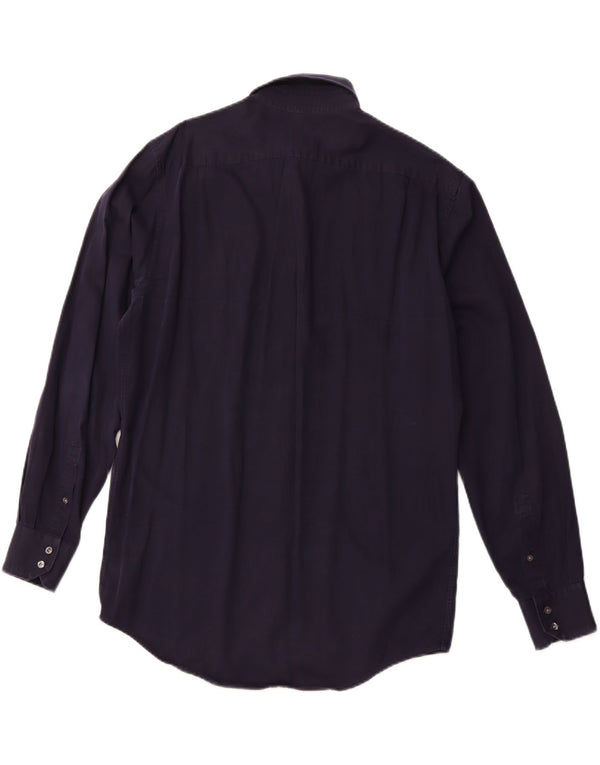 Ανδρικό πουκάμισο LACOSTE Regular Fit Μέγεθος 41 Medium Navy Blue βαμβακερό