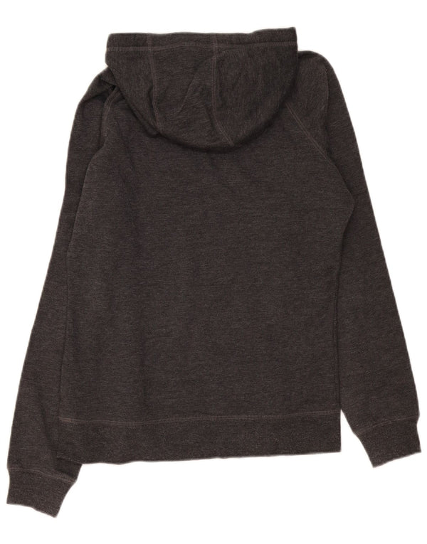 The North Face Γυναικείο Γραφικό Hoodie Jumper UK 14 Medium Grey Cotton