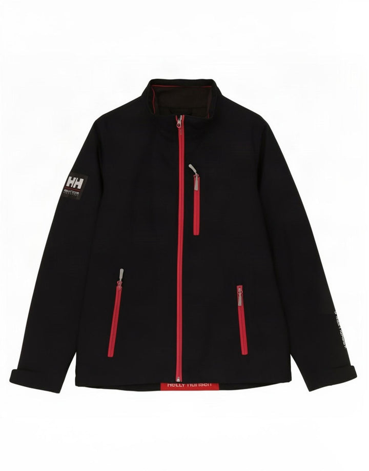 Helly Hansen Γυναικείο Μπουφάν με γραφικό αντιανεμικό UK 14 Μεσαίο μαύρο πολυεστέρα