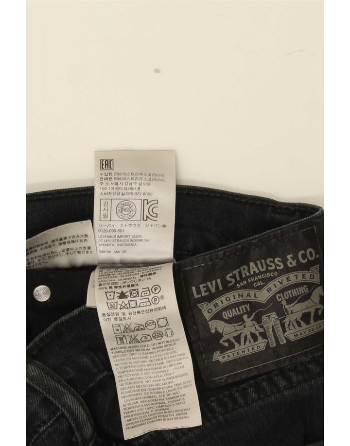 Ανδρικό τζιν Levi's Slim W34 L30 μαύρο βαμβακερό