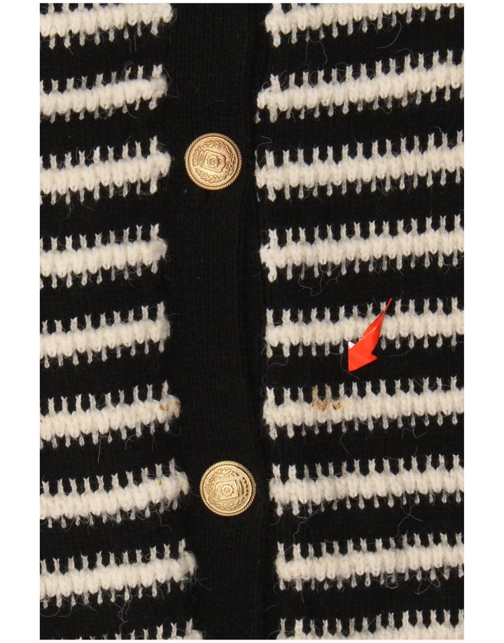 MARKS & SPENCER Γυναικείο πουλόβερ ζακέτα UK 10 Small Black Ride Acrylic