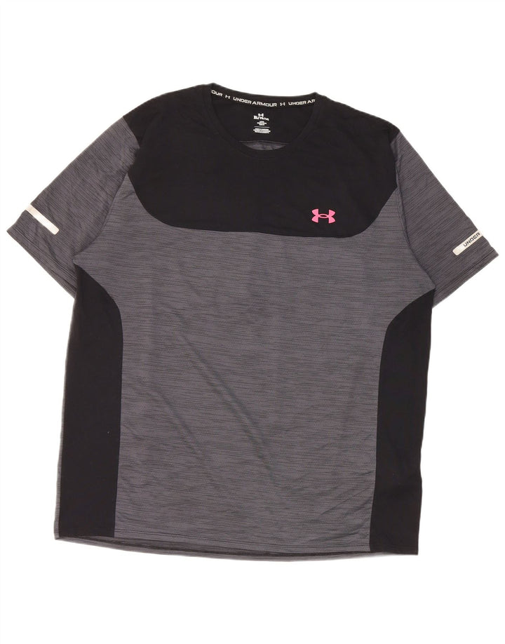 Under Armour Ανδρικό T-Shirt Top XL Grey Colourblock Polyester