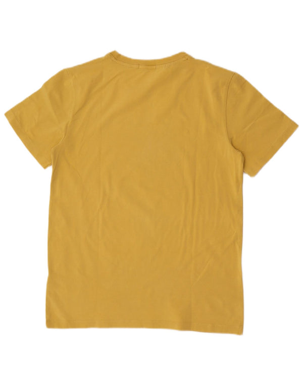 Calvin Klein Jeans Boys Graphic T-shirt Top 15-16 ετών κίτρινο βαμβακερό
