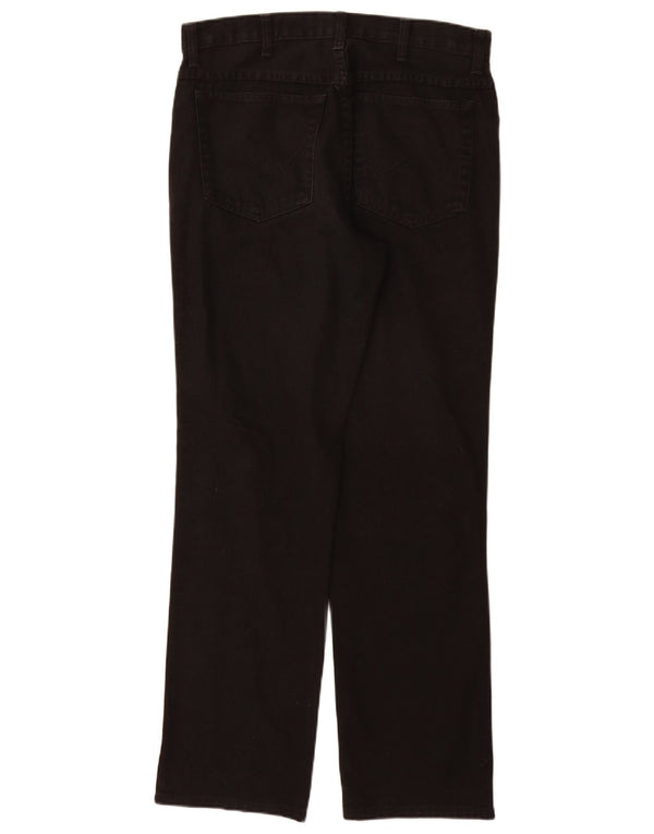 WRANGLER Ανδρικό Texas Straight Jeans W34 L32 Μαύρο βαμβακερό