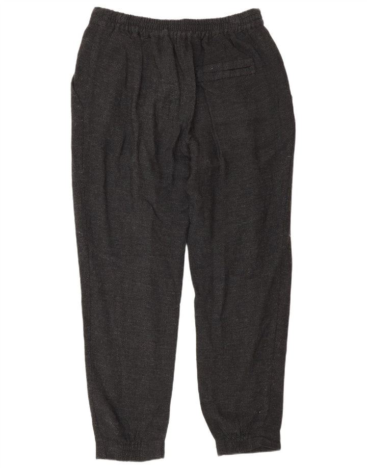 Zara Γυναικείο Slim Casual Παντελόνι Μικρό W26 L28 Γκρι