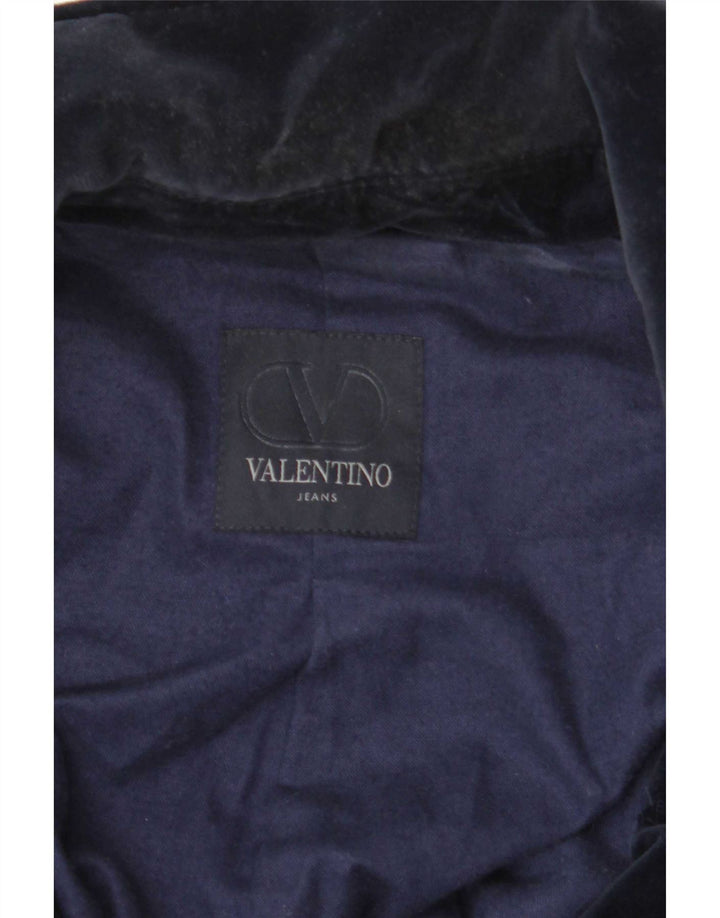 Valentino Γυναικείο παλτό με διπλό στήθος Νούμερο 42 Small Navy Blue