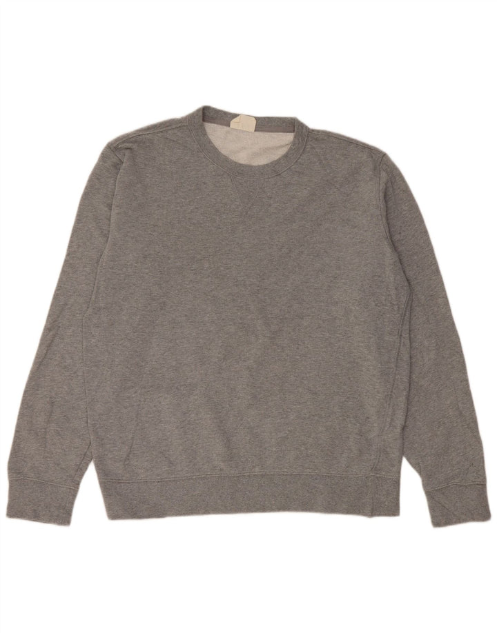 Ανδρικό φούτερ Marks & Spencer Jumper μεγάλο γκρι βαμβακερό