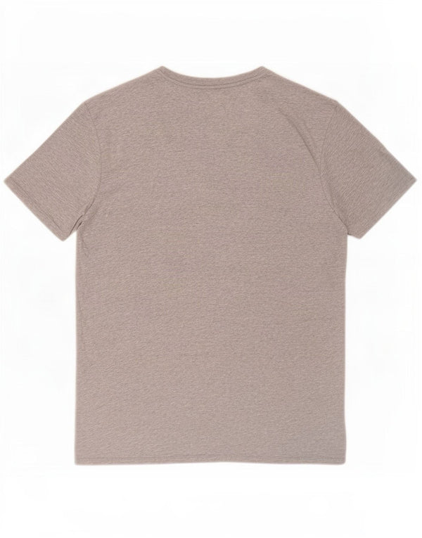 Nike Mens Athletic Cut Graphic T-Shirt Top Large Grey Flecked Cotton