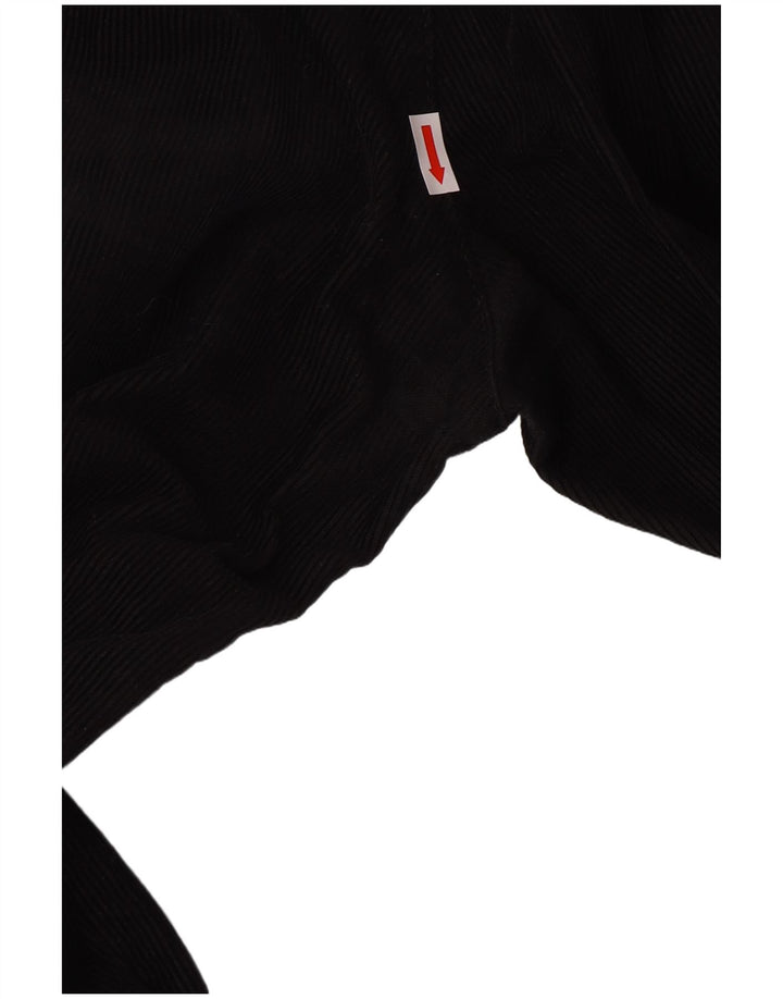 Dockers Mens Khakis Straight Corduroy Παντελόνι W34 L32 Black Classic