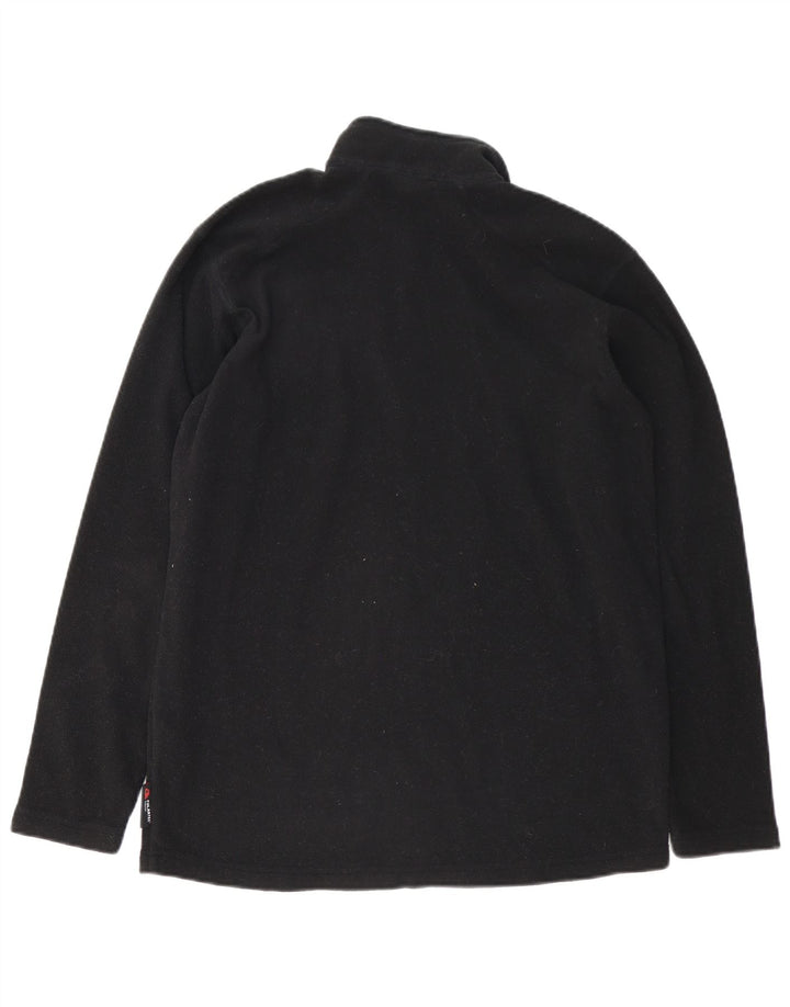 HELLY HANSEN Ανδρικό μπλουζάκι με φερμουάρ από φλις μεσαίο μαύρο πολυεστέρα