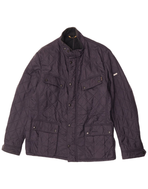 Ανδρικό καπιτονέ μπουφάν Barbour UK 42 XL Navy Blue Polyester