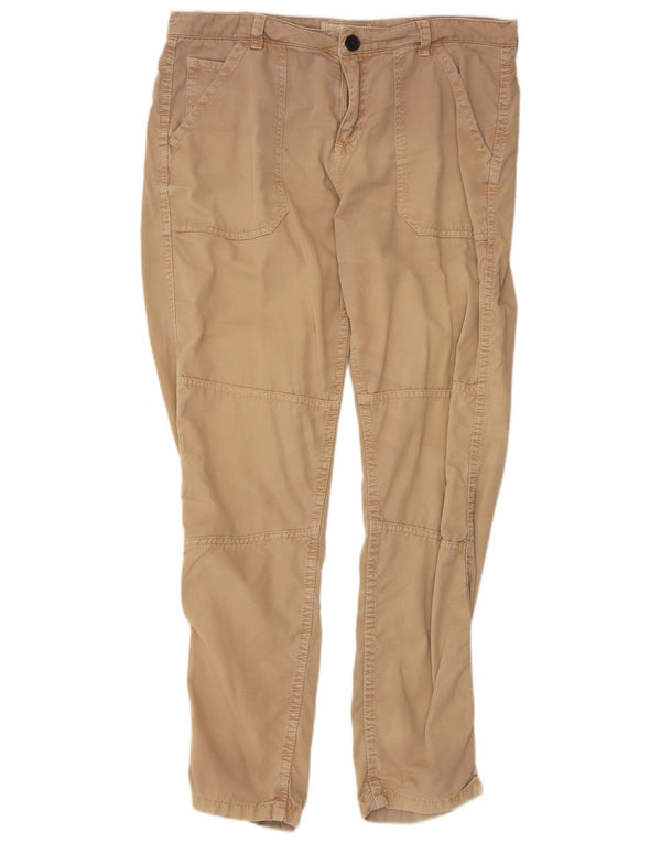Γυναικείο Casual Παντελόνι Fat Face UK 12 Medium W34 L29 Beige βαμβακερό