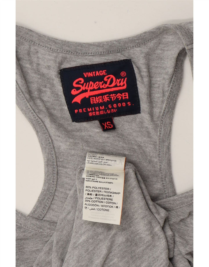 Ανδρικό γραφικό γιλέκο Superdry Top XS Grey Polyester