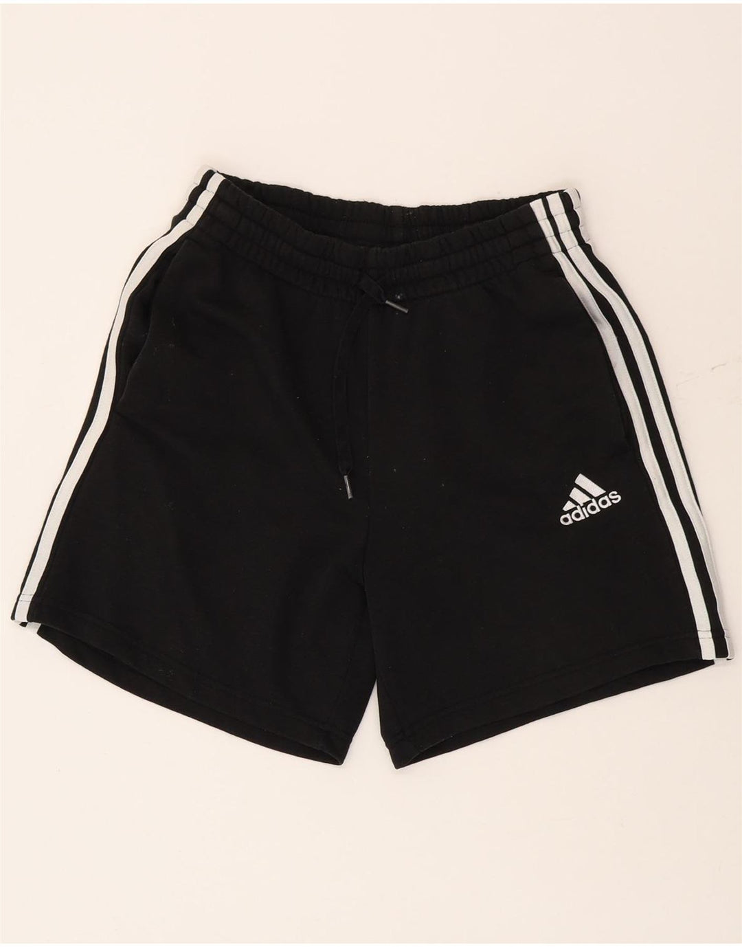 Ανδρικό αθλητικό σορτς Adidas μικρό μαύρο βαμβακερό