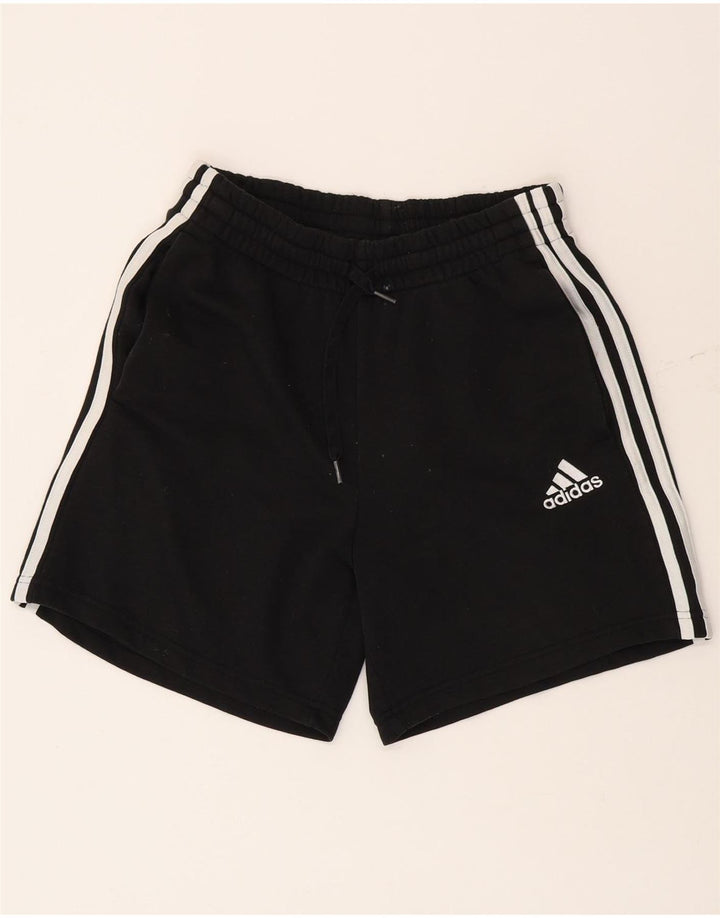 Ανδρικό αθλητικό σορτς Adidas μικρό μαύρο βαμβακερό