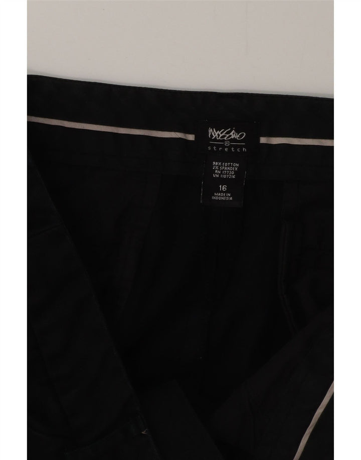 MOSSIMO Γυναικείο Bootcut Casual Παντελόνι US 16 2XL W38 L32 Μαύρο βαμβακερό