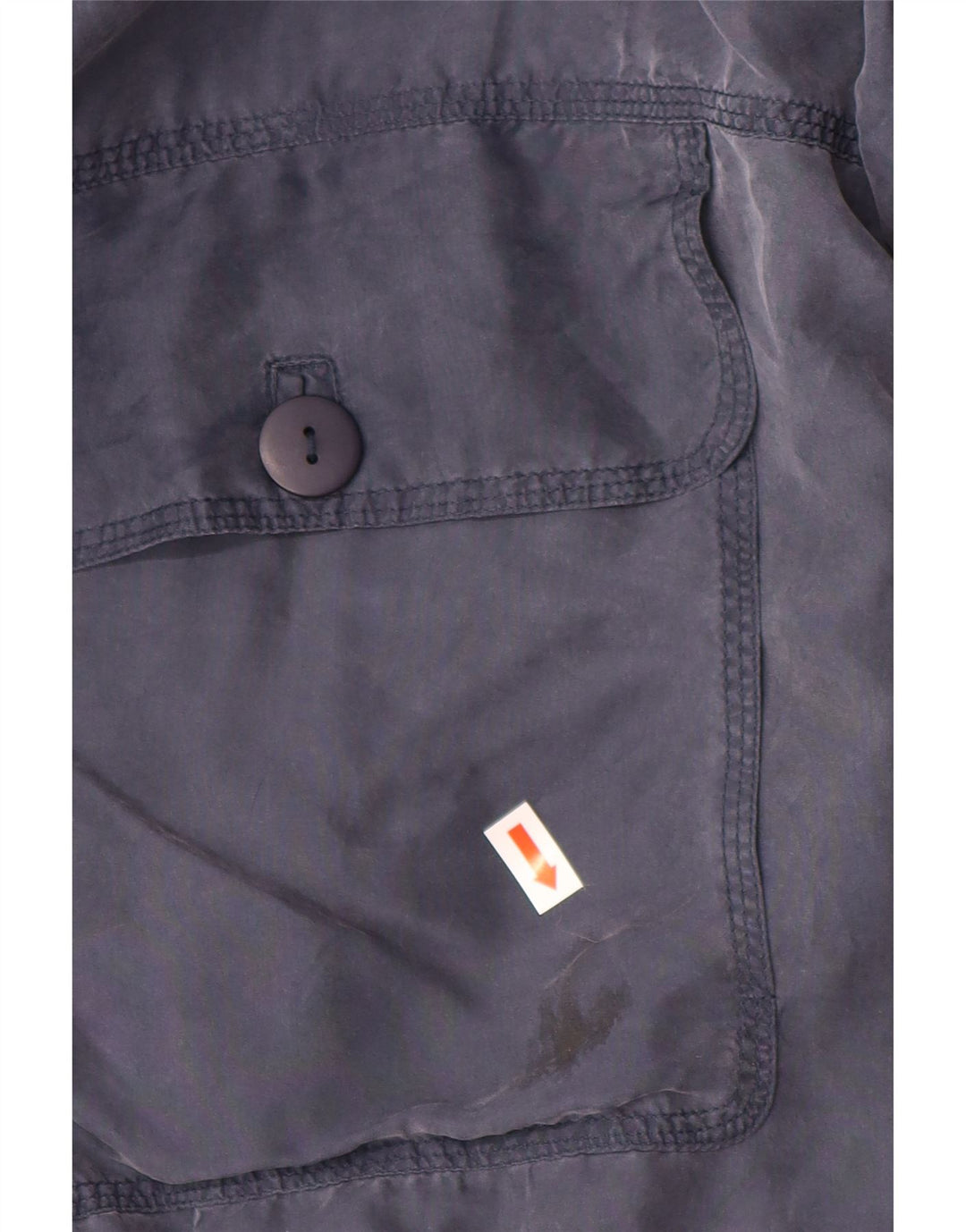 Ανδρικό μπουφάν VINTAGE Bomber IT 48 Medium Navy Blue Silk