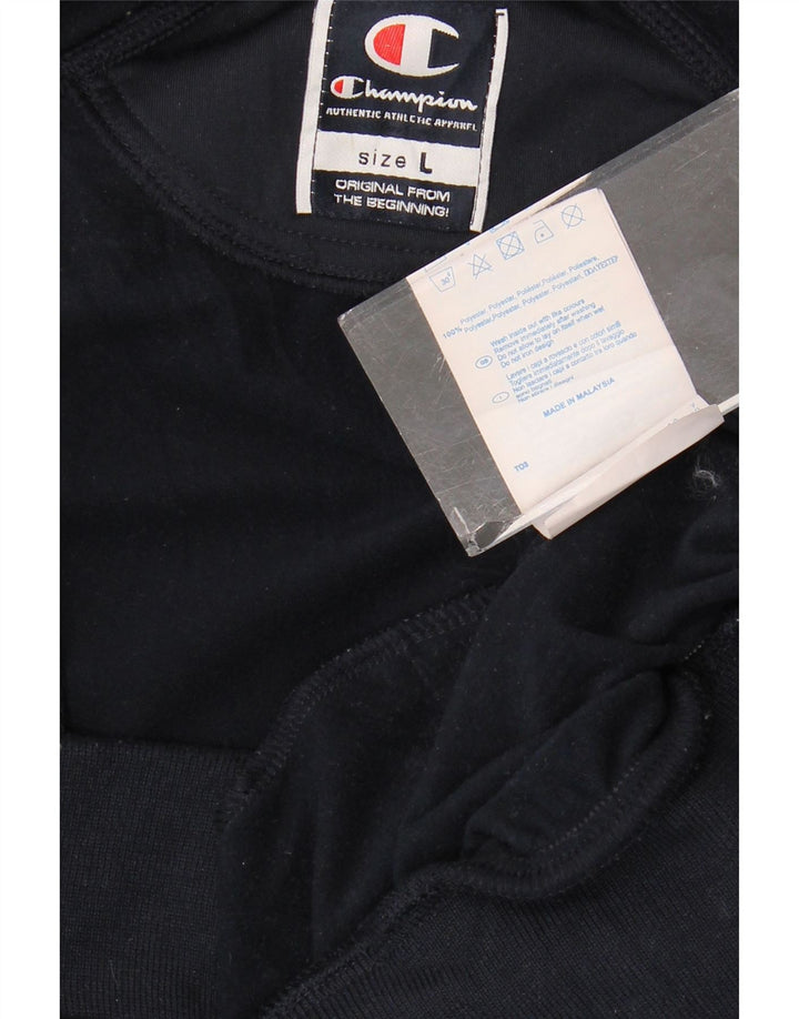 Ανδρική φόρμα Champion Top Jacket Large Navy Blue ριγέ πολυεστέρα