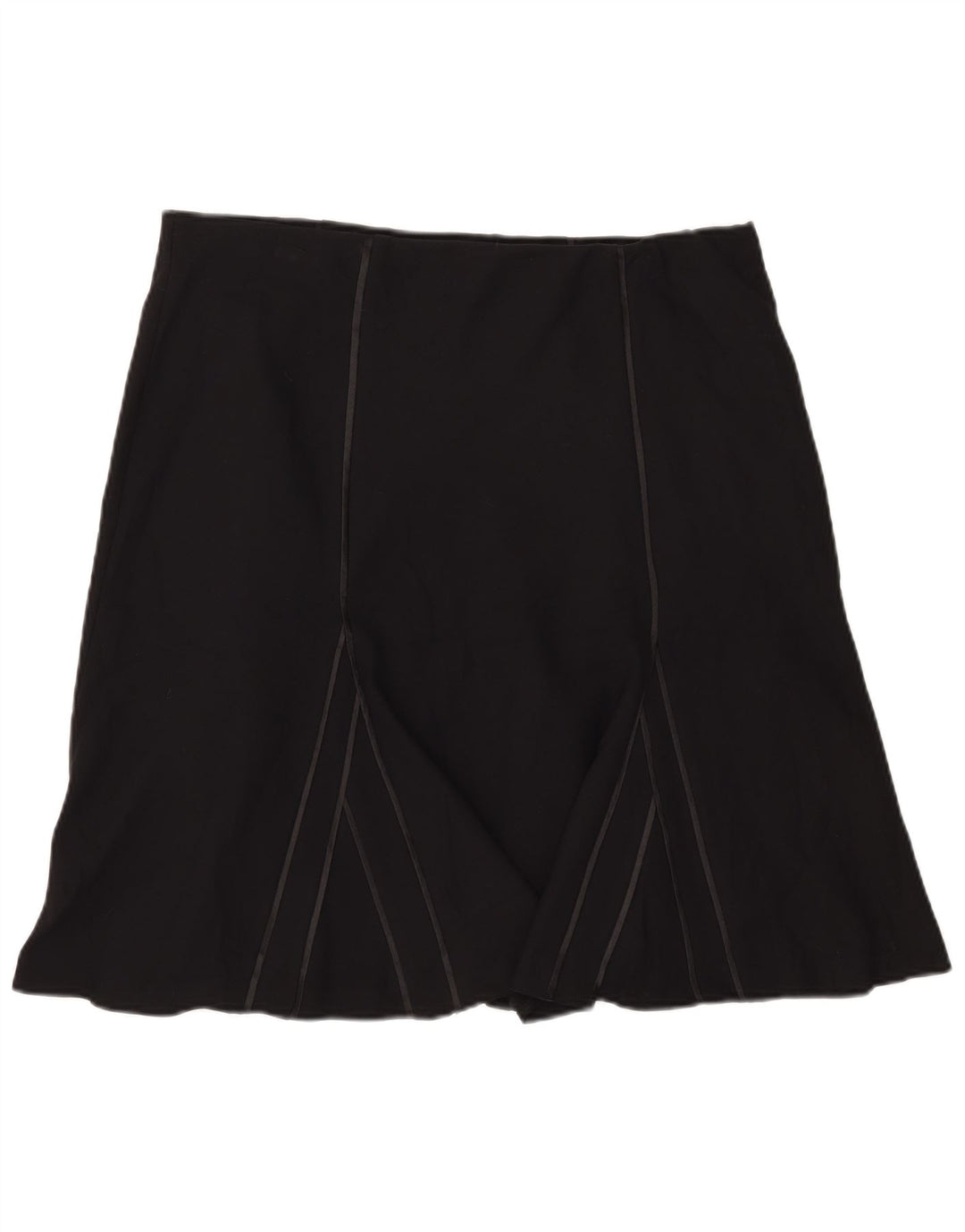 Marks & Spencer Γυναικεία φούστα A-Line UK 18 XL W40 Μαύρο Πολυεστέρας