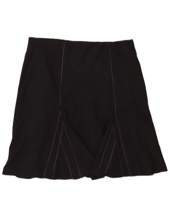 Marks & Spencer Γυναικεία φούστα A-Line UK 18 XL W40 Μαύρο Πολυεστέρας