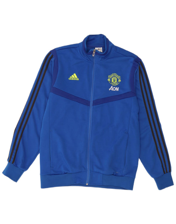 Ανδρική φόρμα Adidas Manchester United Top Jacket Large Blue Colourblock