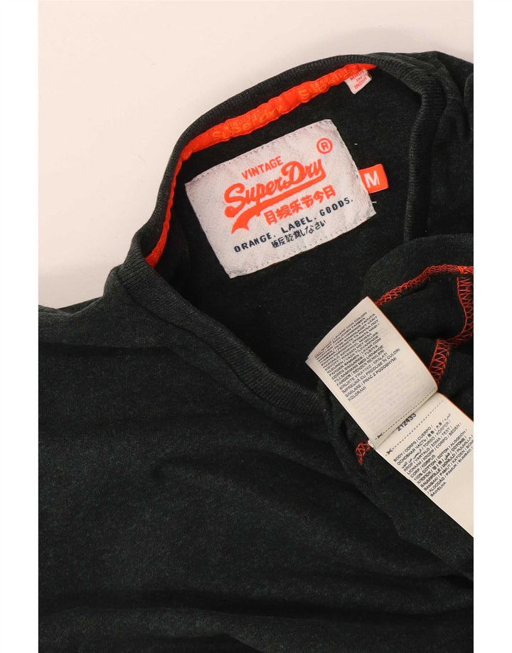 Ανδρικό μπλουζάκι Superdry μακρυμάνικο μεσαίο πράσινο βαμβακερό