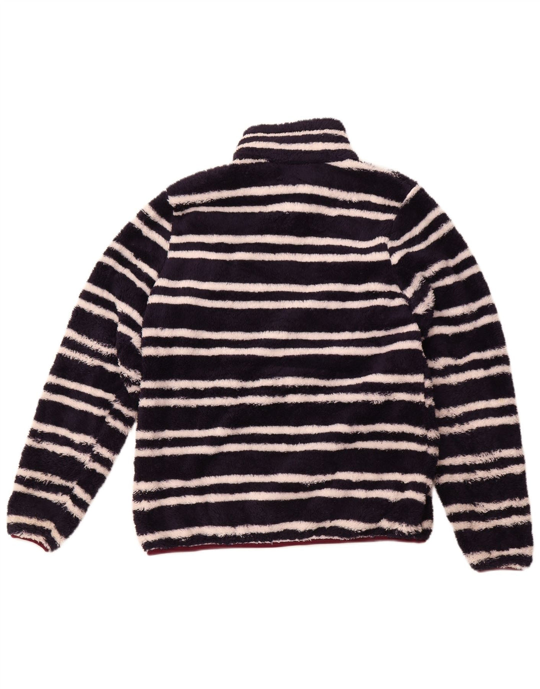 MOUNTAIN WAREHOUSE Γυναικείο Fleece Jumper UK 14 Large Navy Blue ριγέ