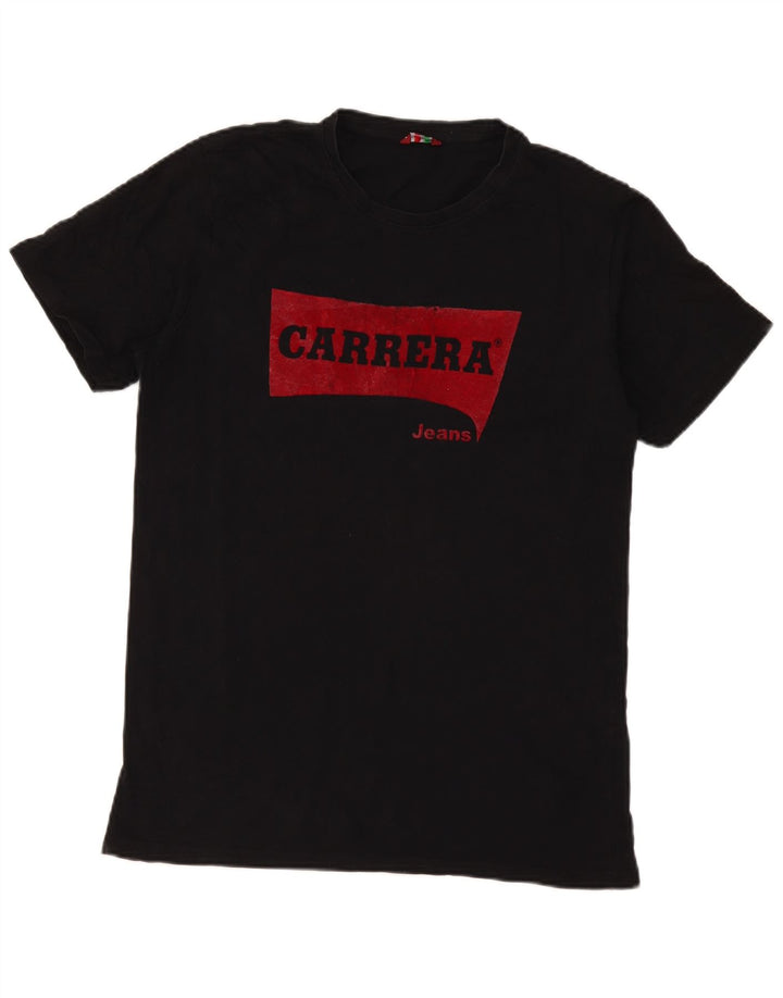 Ανδρικό γραφικό T-Shirt Carrera Top Large Μαύρο